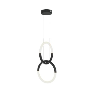 Pendul LED Node MOD165PL-L18B3K, 18W, 1200lm, lumina calda, IP20, negru+alb, Maytoni [1]- savelectro.ro