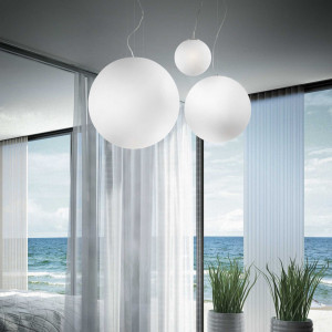 Pendul Mapa Bianco 032139, 1xE27, alb, IP20, Ideal Lux [2]- savelectro.ro