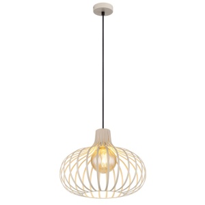 Pendule, Pendul Mateo 1xE27, Ø40 cm, IP20, crem mat, Globo Lighting - savelectro.ro