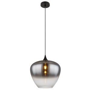 Pendule, Pendul Maxy, 1xE27, IP20, negru mat/fumuriu, Globo Lighting - savelectro.ro