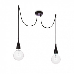 Pendule, Pendul Minimal 112671, 2xE27, negru, IP20, Ideal Lux - savelectro.ro
