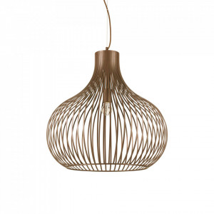 Pendul Onion 205311, 1xE27, maro, IP20, Ideal Lux [1]- savelectro.ro