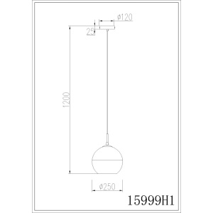 Pendul Ragusa, 1xE27, IP20, nisipiu mat, Globo Lighting [3]- savelectro.ro