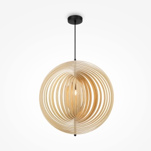 Pendul Roots MOD197PL-01W2, 1xE27, negru+bej, IP20, Maytoni [1]- savelectro.ro