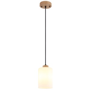 Pendul Rowena, 1xE27, IP20, maro/alba, Globo Lighting [6]- savelectro.ro
