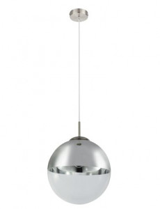 Pendul Varus 15853, 1xE27, nichel mat+transparent, IP20, Globo [8]- savelectro.ro