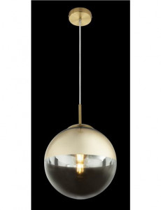 Pendul Varus 15856, 1xE27, auriu mat+transparent, IP20, Globo [2]- savelectro.ro