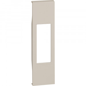 Placa pentru priza standard italian, 1 modul, culoare nisip, Bticino Living Now