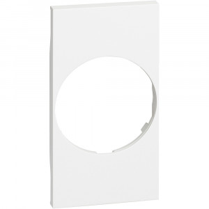 Placa priza standard german, alba, 2 module, Bticino Living Now