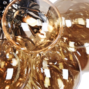 Plafoniera Balbo MOD112CL-08G, 8xG9, nichel+cognac, IP20, Maytoni [5]- savelectro.ro