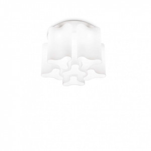 Plafoniera Compo 125503, 6xE27, alba, IP20, Ideal Lux