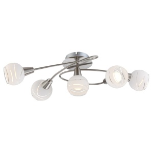 Plafoniere, Plafoniera Elliott, 1xE14, IP20, nichel+satin, Globo Lighting - savelectro.ro