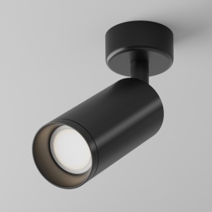 Plafoniera Focus C017CW-01B, 1xGU10, neagra, IP20, Maytoni [1]- savelectro.ro
