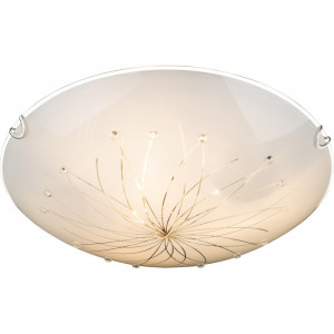 Corpuri de Iluminat Interior, Plafoniera Illu 40402-3, 3xE27, crom+alba, IP20, Globo Lighting - savelectro.ro