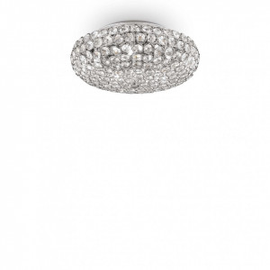 Corpuri de iluminat, Plafoniera King 075419, 5xG9, crom, IP20, Ideal Lux - savelectro.ro