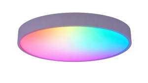 Plafoniere LED, Plafoniera LED 40W, RGB, 3000 lm, lumina calda/neutra/rece, IP20, telecomanda, dimabila, alba, Optonica - savelectro.ro
