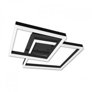 Plafoniera LED 4851-LVT, cu telecomanda, 35W, 110lm, lumina calda+neutra+rece, IP20, alba+neagra, Masterled [2]- savelectro.ro