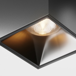 Plafoniera LED Alfa C065CL-L12B3K-D, dimabila, 12W, 840lm, lumina calda, IP20, neagra, Maytoni [2]- savelectro.ro