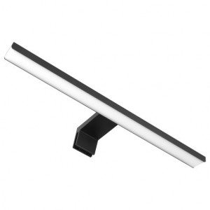 Plafoniera LED pentru baie Besta Masterled, 8W, 400 mm, lumina naturala(4000 K), neagra, IP44,