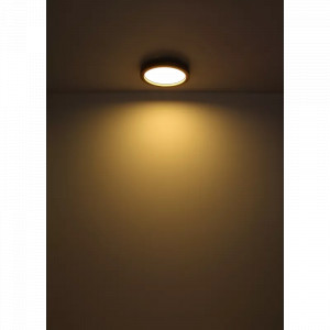 Plafoniera LED Branza 41374-24, cu telecomanda, RGB, 24W, 1600lm, lumina calda+neutra+rece, IP20, maro+alba, Globo Lighting [13]- savelectro.ro