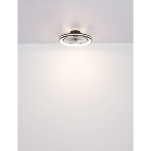 Plafoniera LED Celeste, cu ventilator, 40W, 2080 lm, lumina calda/neutra/rece, IP20, negru mat, Globo Lighting [8]- savelectro.ro
