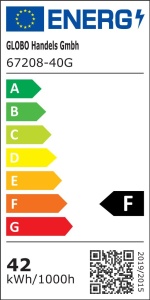 Plafoniera LED Dakari, 40W, 1650 lm, lumina calda (3000 K), IP20, neagra+aurie, Globo Lighting [3]- savelectro.ro