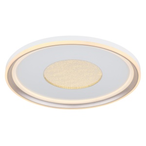 Plafoniere LED, Plafoniera LED Eila 60W, lumina calda/neutra/rece, 6100 lm, telecomanda, IP20, dimabila, alba mat, Globo Lighting - savelectro.ro