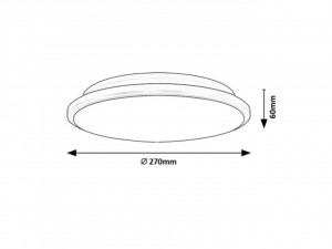 Plafoniera LED Engon 71127, 18W, 1220lm, lumina neutra, IP20, argintie+alba, Rabalux [6]- savelectro.ro