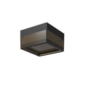 Plafoniere exterior, Plafoniera LED exterior patrata 9W, 900 lm, lumina calda/neutra/rece, IP65, neagra, Optonica - savelectro.ro