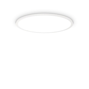 Plafoniera LED Fly Slim D60, 53W, 5360lm, lumina neutra (4000 K), IP40, alba, Ideal Lux