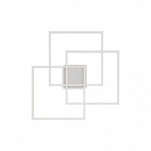 Plafoniere LED, Plafoniera LED Frame 230702, 35W, 3200lm, lumina calda, IP20, alba, Ideal Lux - savelectro.ro