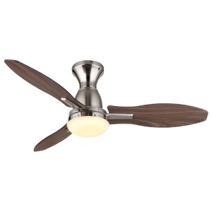 Plafoniera LED Gale, cu ventilator, 22W, 1897 lm, lumina calda/neutra/rece, nichel mat, IP20, Globo Lighting [8]- savelectro.ro