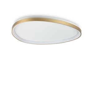 Plafoniere LED, Plafoniera LED Gemini 42W, lumina neutra (4000 K), 3120lm, IP20, aurie, Ideal Lux - savelectro.ro