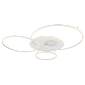 Plafoniere LED, Plafoniera LED Invertina 70W, lumina calda/neutra/rece, 4599 lm, telecomanda, IP20, dimabila, alba mat, Globo Lighting - savelectro.ro
