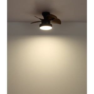 Plafoniera LED Kari, cu ventilator, 22W, 1660 lm, lumina calda/neutra/rece, IP20, negru mat, Globo Lighting [9]- savelectro.ro