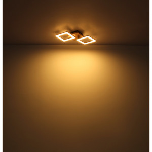 Plafoniera LED Kerry, 30W, 3400 lm, lumina calda(3000K), lemn si plastic, 67280-30 Globo [8]- savelectro.ro