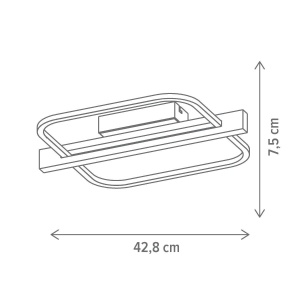 Plafoniera LED Koska PL1 14W, lumina calda(3000 K), lemn, Klausen [2]- savelectro.ro