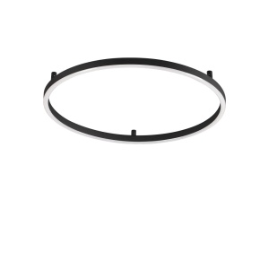 Plafoniere LED, Plafoniera LED Oracle Slim rotunda D070, 37W, 1600lm, lumina calda (2700 K), IP20, neagra, Ideal Lux - savelectro.ro