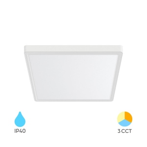 Plafoniere LED, Plafoniera LED patrata Jade 26W, lumina calda/neutra/rece, alba, IP40, Braytron - savelectro.ro
