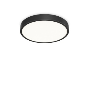 Plafoniere LED, Plafoniera LED Planet 20W, 1850lm, lumina calda (3000 K), IP20, neagra, Ideal Lux - savelectro.ro