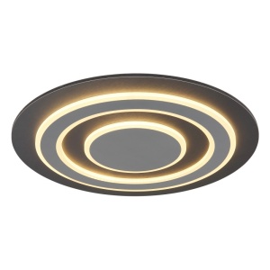 Plafoniere LED, Plafoniera LED rotunda Jayden 40W, lumina calda (3000 K), 1100 lm, IP20, antracit, Globo Lighting - savelectro.ro