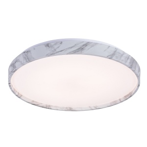 Plafoniera LED Teresia, 24W, 1850 lm, lumina calda/neutra/rece, telecomanda, dimabila, IP20, textura marmura alba, Rabalux