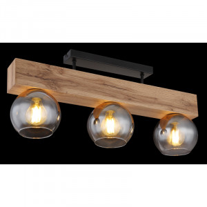 Plafoniera Moitas 15656-3D, 3xE27, fumurie+neagra, IP20, Globo Lighting [3]- savelectro.ro