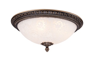 Plafoniera Pascal C908-CL-03-R, 3xE27, alba+bronz, IP20, Maytoni [2]- savelectro.ro