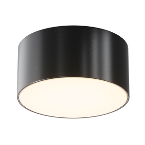 Corpuri de iluminat, Plafoniera pentru exterior LED Zon O430CL-L15B3K, 15W, 900lm, lumina calda, IP65, neagra, Maytoni - savelectro.ro