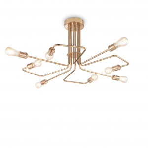 Plafoniere, Plafoniera Triumph 160313, 8xE27, cupru, IP20, Ideal Lux - savelectro.ro