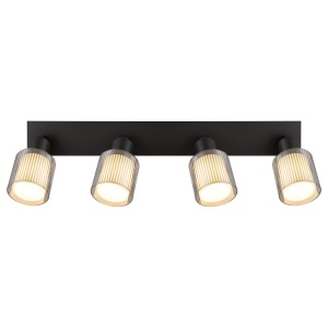 Plafoniera Villegas, 4xE14, IP20, negru mat+crom, Globo Lighting [8]- savelectro.ro
