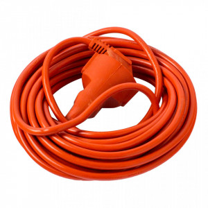 Prelungitoare Electrice, Prelungitor fisa+priza, 20 metri, max 10A, portocaliu, Strohm - savelectro.ro