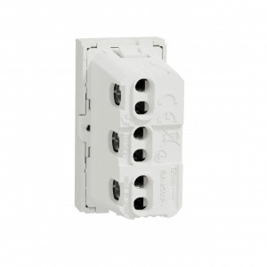 Priza simpla, cu impamantare, 1 modul, 16A, alba, Schneider Noua Unica [8]- savelectro.ro
