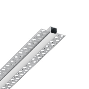 Profil Banda LED Braytron, ingust, Incastrat (ST), pentru Rigips, Aluminiu + Alb Mat, 2m [1]- savelectro.ro